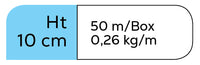 Zigzag afstandhouders AZ10 - 50 ml/pak - 4000 ml/pallet