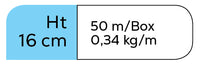 Zigzag afstandhouders AZ16 - 50 ml/pak - 2400 ml/pallet