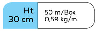 Zigzag afstandhouders AZ30 - 50 ml/pak - 400 ml/pallet