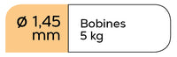 Binddraden N°17 - Ø 1.45mm - 13 kg/1000m (1 hoeveelheid gekozen = batch van 5)